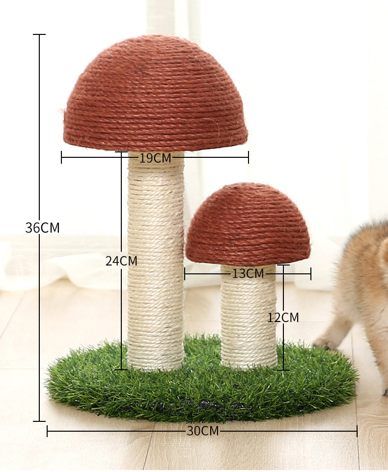 Mushrooms Cat Tower Scratching Post