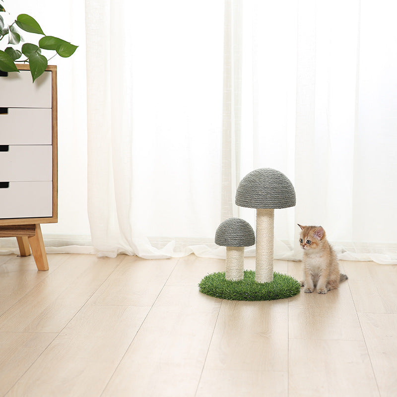 Mushrooms Cat Tower Scratching Post