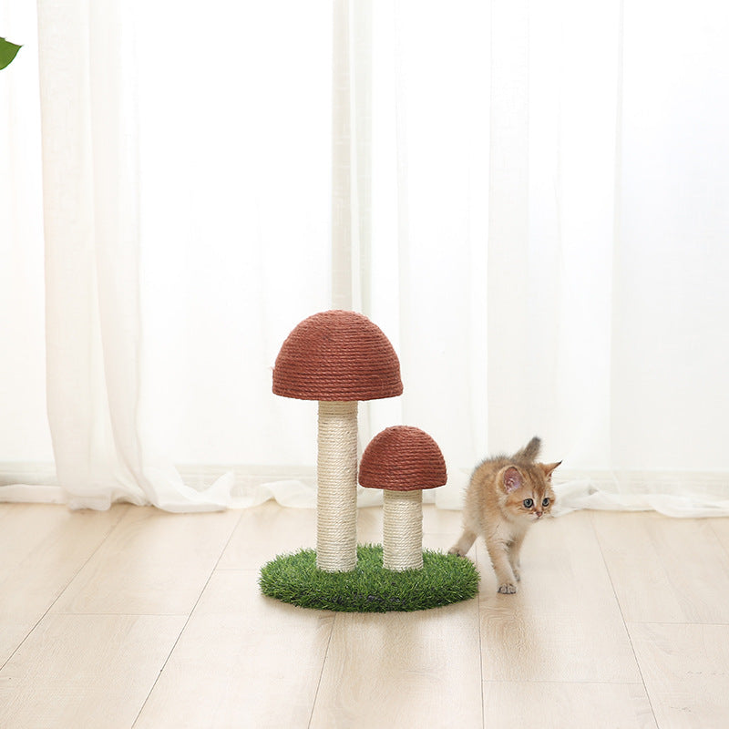 Mushrooms Cat Tower Scratching Post