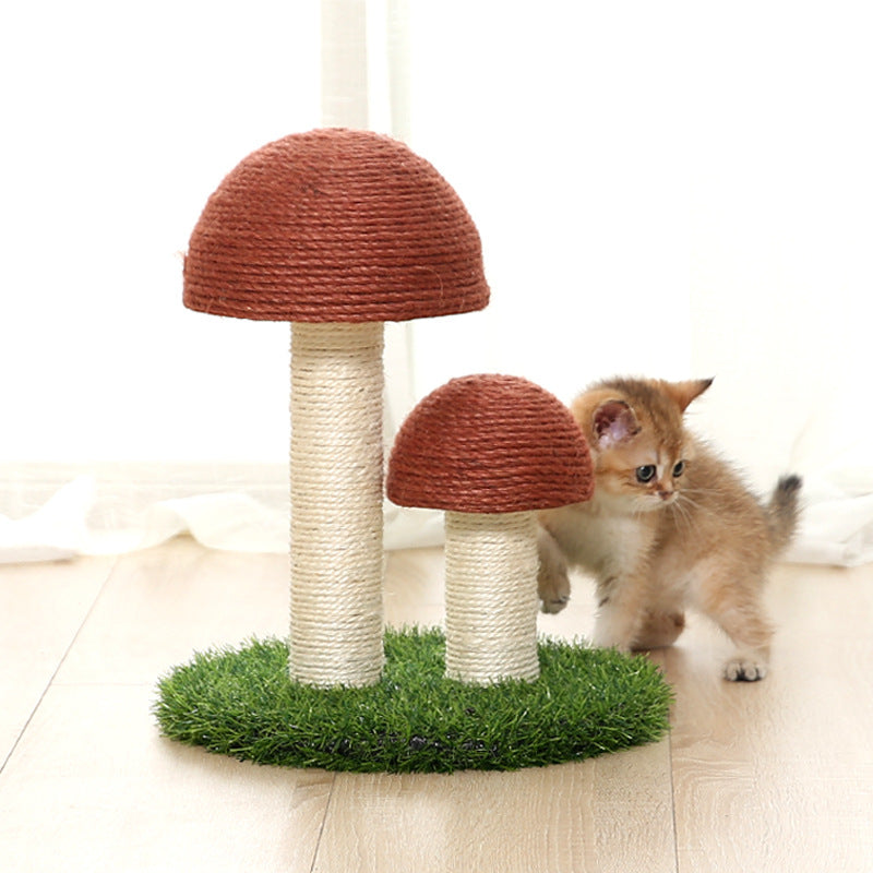 Mushrooms Cat Tower Scratching Post