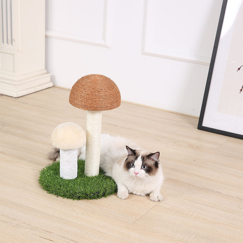 Mushrooms Cat Tower Scratching Post