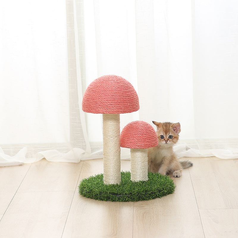 Mushrooms Cat Tower Scratching Post