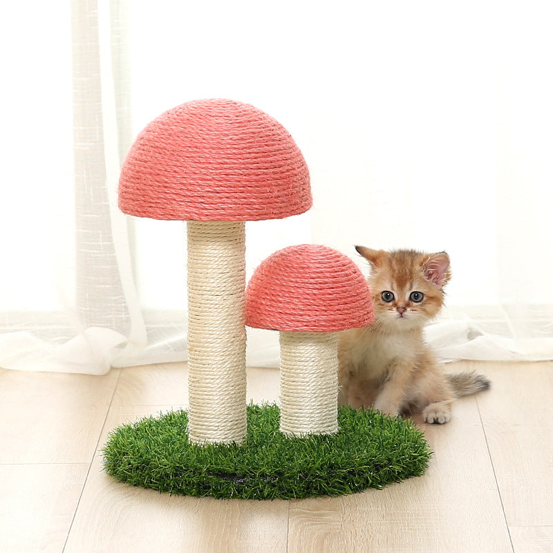 Mushrooms Cat Tower Scratching Post