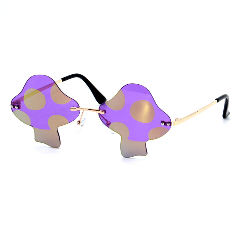 Mushroom Sunglasses Rimless Mushroom Shape