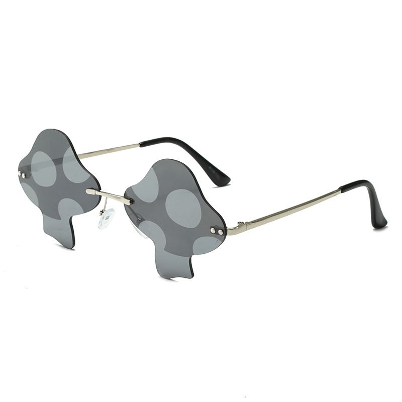 Mushroom Sunglasses Rimless Mushroom Shape