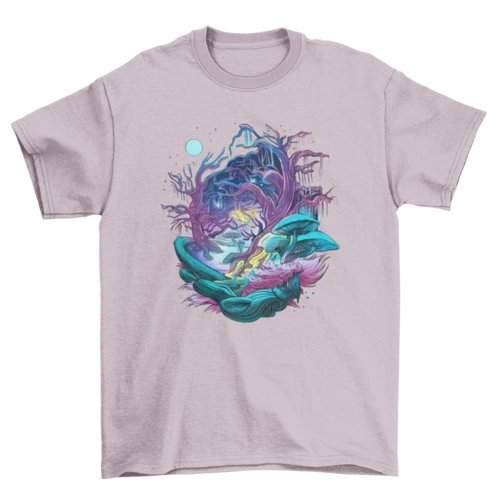 Fantasy Forest Mushroom Tee - Humble Mushrooms