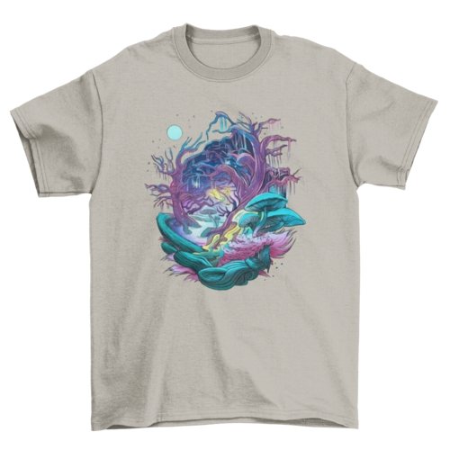 Fantasy Forest Mushroom Tee - Humble Mushrooms