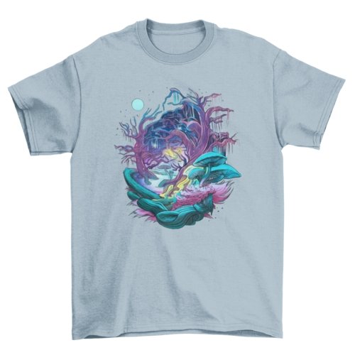 Fantasy Forest Mushroom Tee - Humble Mushrooms