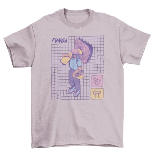 Funga Forager Mushroom Tee - Humble Mushrooms
