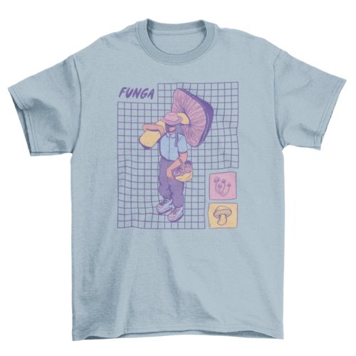 Funga Forager Mushroom Tee - Humble Mushrooms