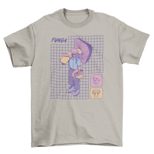 Funga Forager Mushroom Tee - Humble Mushrooms