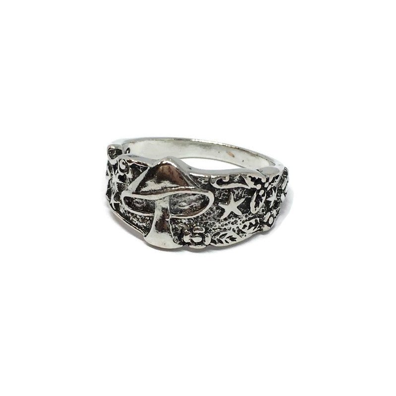 Magic Mushroom Psychadelic Band Ring - Humble Mushrooms