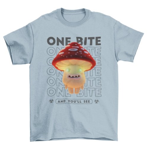 One Bite Mushroom Tee - Humble Mushrooms