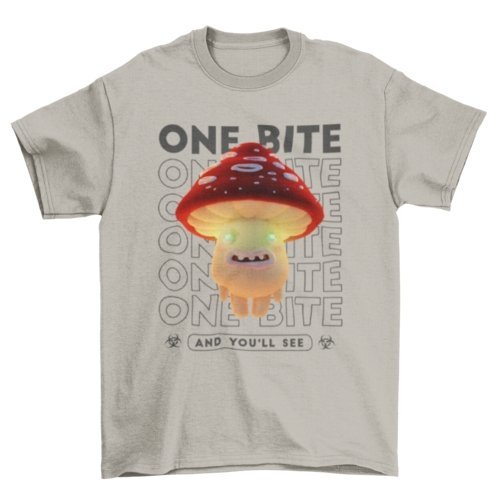 One Bite Mushroom Tee - Humble Mushrooms