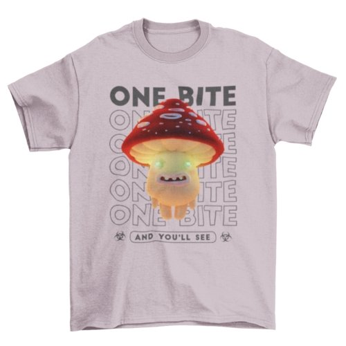 One Bite Mushroom Tee - Humble Mushrooms