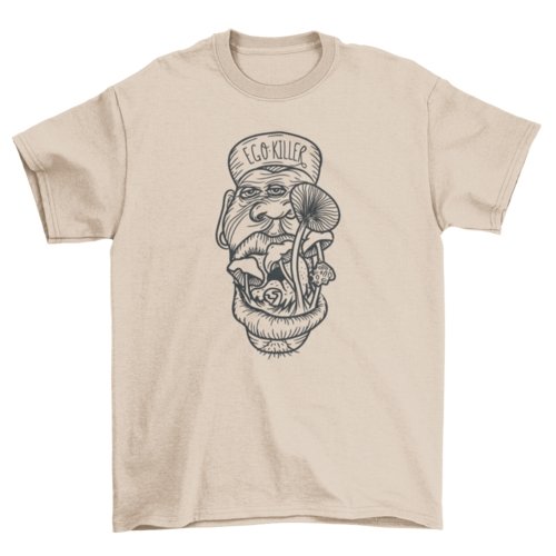 Trippy Ego Killer Mushroom Tee - Humble Mushrooms