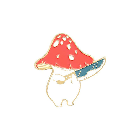 Forager Amanita Mushroom Hat Pin