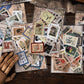 46PCS/ PACK Retro Seal Mushroom Plant Stickers - Humble Mushrooms