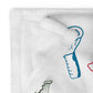 Chanty Colorful Love Plush Throw Blanket - Humble Mushrooms