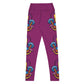 Chill Purple Mushroom Leggings - Humble Mushrooms
