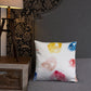 Color Splash Mushrooms Pillow - Humble Mushrooms