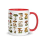 Colorful Mushrooms Mug - Humble Mushrooms