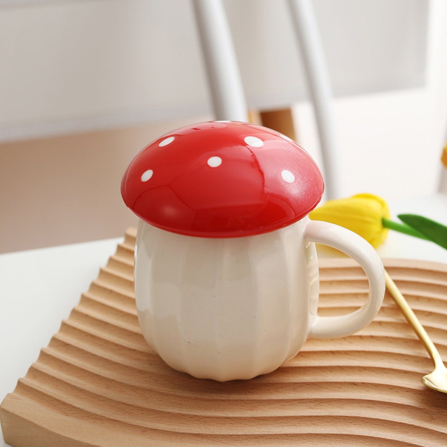 Creative Mushroom Drinking Water Ceramic Cup - Humble Mushrooms