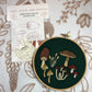 DIY Mushroom Embroidery. Peel Stick and Stitch Patterns - Humble Mushrooms