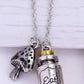 Eat Me Bottle Mushroom Pendant Necklace - Humble Mushrooms