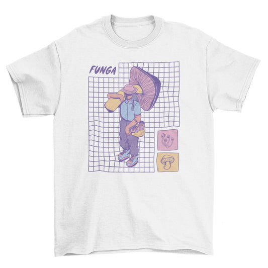 Funga Forager Mushroom Tee - Humble Mushrooms