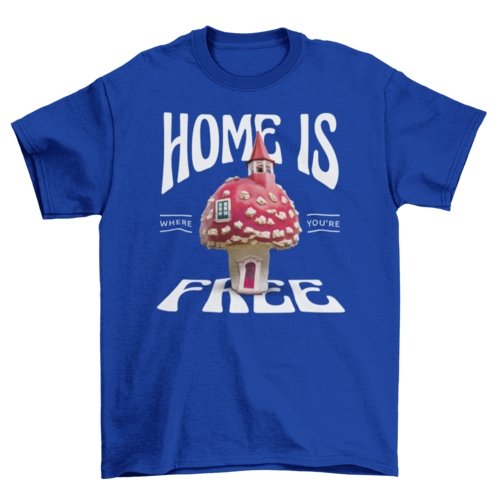 Fungi Mushroom House Tee - Humble Mushrooms