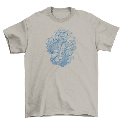 Heart of Fungi Tee - Humble Mushrooms