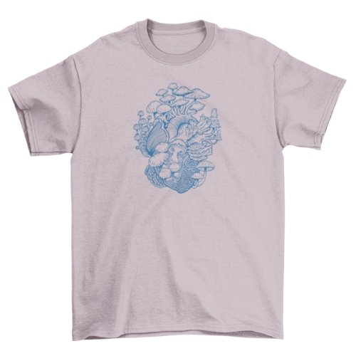 Heart of Fungi Tee - Humble Mushrooms