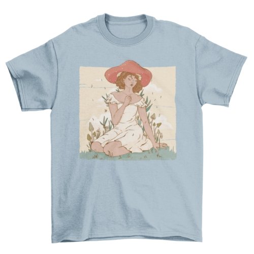 Lady Mushroom Tee - Humble Mushrooms