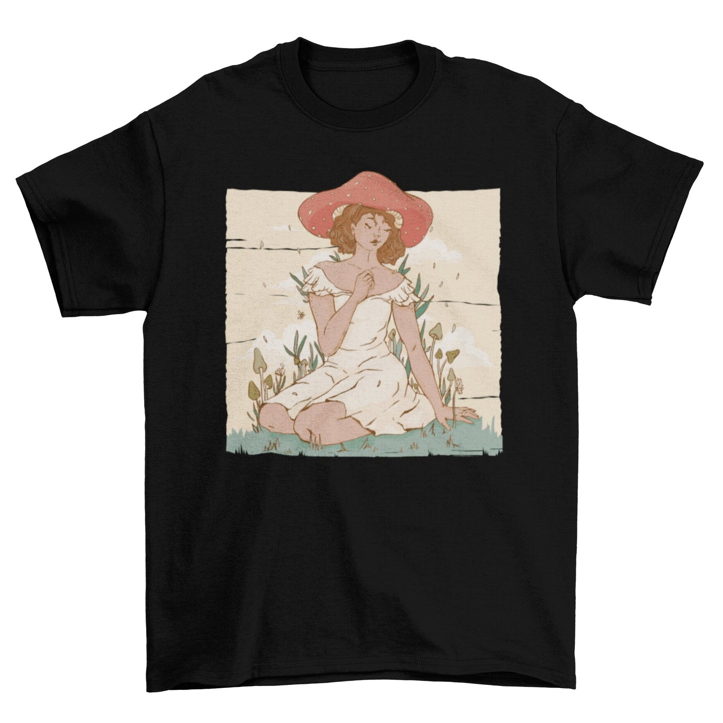 Lady Mushroom Tee - Humble Mushrooms