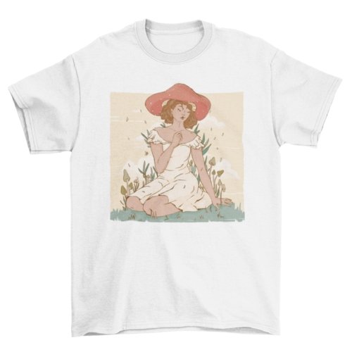 Lady Mushroom Tee - Humble Mushrooms