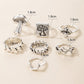 Moon Mushroom Love Fashion Ring Set - Humble Mushrooms