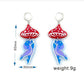 Mushroom Bottom Geometric Dangle Earrings - Humble Mushrooms