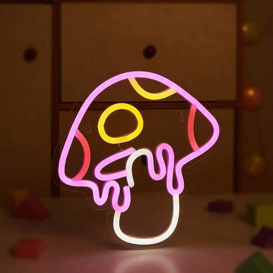 Mushroom Drip Neon Home Decoration Lamp - Humble Mushrooms