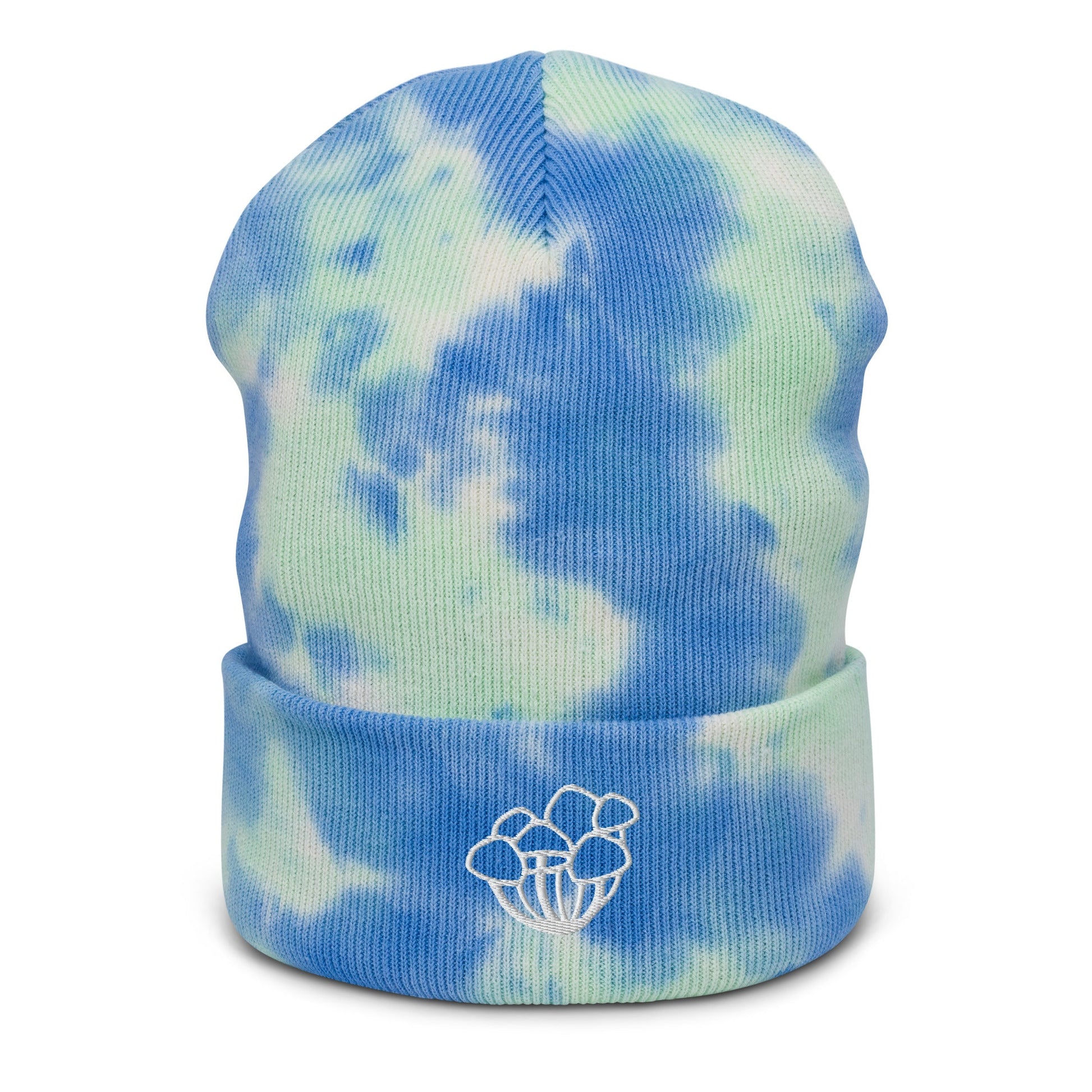 Beanie Mushroom Embroidered Tie-dye - Humble Mushrooms