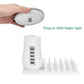 Mushroom LED Light Lamp USB Charging Dock Station Organizer With 5-Port - Humble Mushrooms