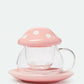 Mushroom Tea Infuser Glass - Humble Mushrooms