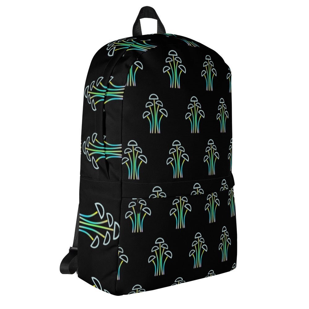 Neon Mushrooms Backpack - Humble Mushrooms