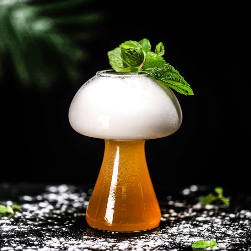 Mushroom Cup Cocktail Drinking Glass 16oz - Humble Mushrooms