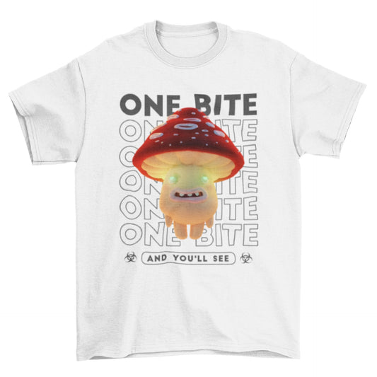 One Bite Mushroom Tee - Humble Mushrooms