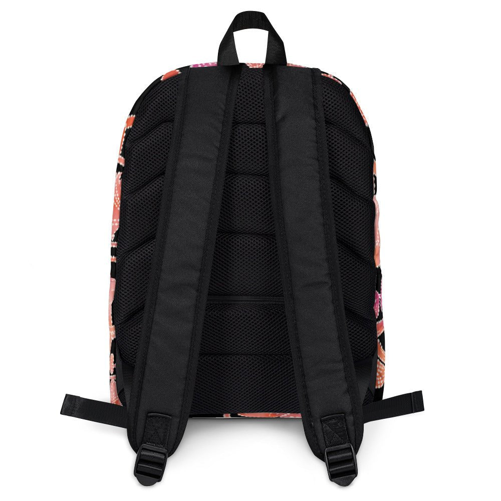 Red and Pink Mushrooms Backpack - Humble Mushrooms