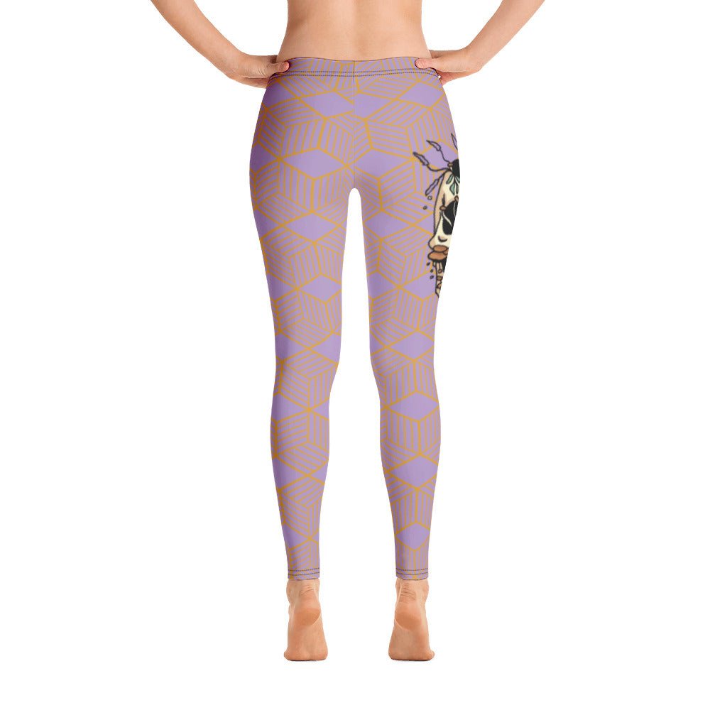 Skull Mushroom Leggings - Humble Mushrooms