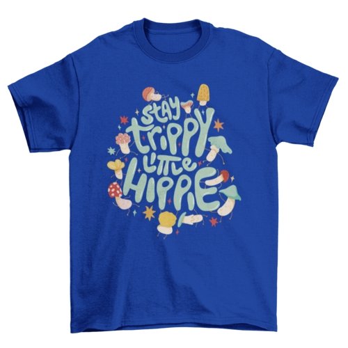 Stay Trippy Hippie Mushroom Tee - Humble Mushrooms