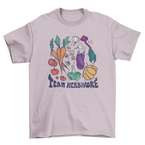 Team Herbivore Tee - Humble Mushrooms