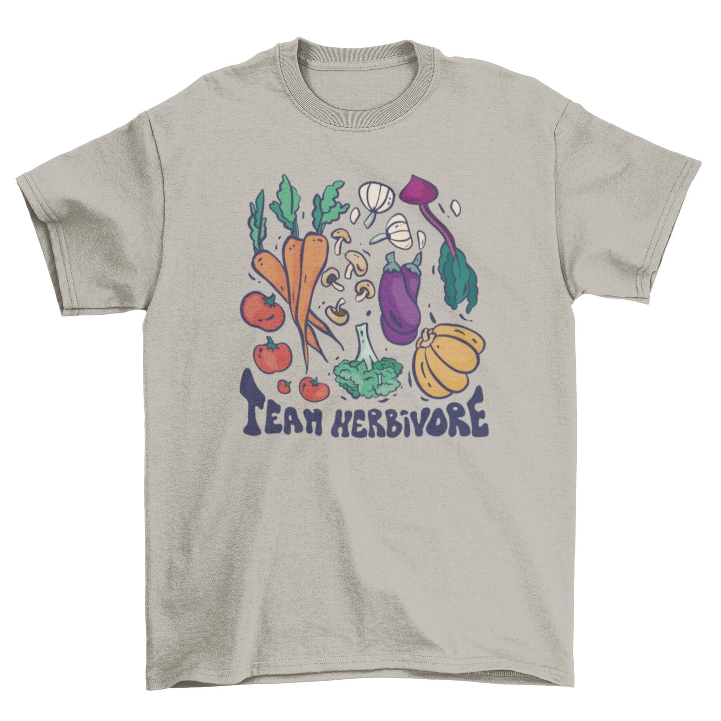 Team Herbivore Tee - Humble Mushrooms